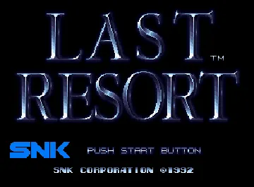 Last Resort screen shot title